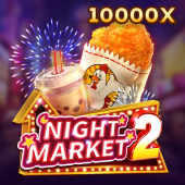 Night Market 2 slot game on okplaygame - a vibrant Hot Game featuring Asian night market theme with colorful symbols and exciting bonus rounds